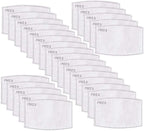50Pieces PM - 2.5 Anti Dust Activated Carbon Filter 5 Layers Replaceable Anti - Image 2