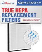 True HEPA + Carbon + Pre-Filter Compatible by LifeSupplyUSA