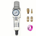 XingNEeng 3/8" NPT Compressed Air Filter Regulator Combo Piggyback, Water/Oil by Unknown