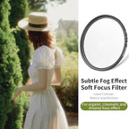 Walking Way 40.5MM Soft Focus Filter White Pro Mist Diffusion Filter Dreamy Fog - Image 2