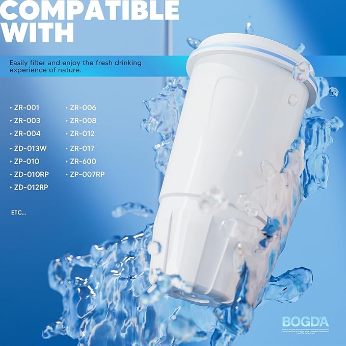 BOGDA 3 Pack Water Filter Replacement Zero, 5-Stage Compatible - Image 2