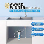 Under Sink Water Filter System, NSF/ANSI 42&53 Improve Taste, EZ Change Life - Image 3
