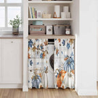Thanksgiving Pumpkin Kitchen Tier Curtains 45 Inch Long 2 Panel Set, Rod Pocket - Image 7
