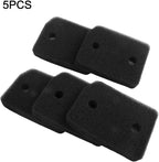 5 Pack Black Sponge Filter Mat For Replacement Foam Filters For Dust Control - Image 3