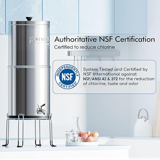 Purewell 3-Stage 0.01μm Ultra-Filtration Gravity Water Filter System, NSF/ANSI - Image 3