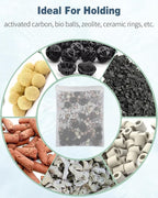 Pawfly 8 Pack Aquarium Filter Media Bags, Fish Tank Fine Mesh Bag - Image 2