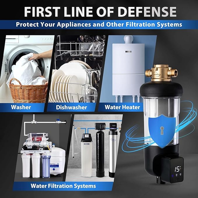 iSpring WSP50ARJ, NSF Certified, Spin-Down Sediment Water Filter, Upgraded - Image 4