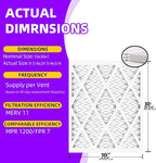 10x30x1 MERV 11 Pleated Air Filter MPR 1200 & FPR 7, Furnace Air Filters - Image 3