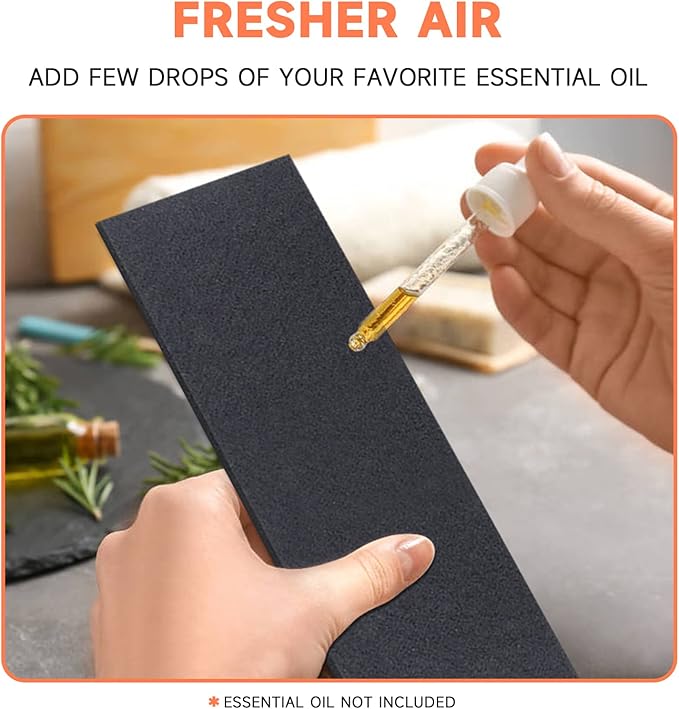 4x10 Inch Air Vent Filters Activated Charcoal Carbon, Thickened Filter Premium - Image 7