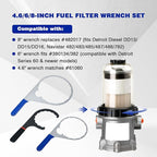 4.6/6/8-Inch Fuel Filter Wrench Set Compatible - Image 2