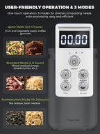Electric Composter for Kitchen Smart Odorless Countertop Compost Bin Machine - Image 2