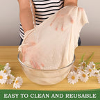 WMKGG 9 PCS Reusable Unbleached Cotton Cheese Cloth 20x20 Inch, Grade 100 - Image 7