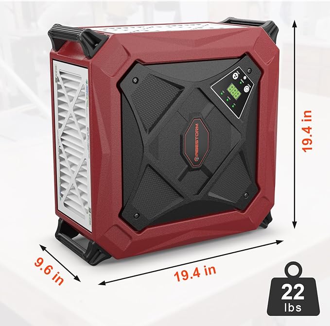 Abestorm 270 Degree Air Filtration System, Built-in Ionizer, 1080 CFM Dust - Image 6