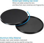 PATIKIL 67mm Lens Cap, 2 Pack Camera Lens Cap Cover Universal Front Metal Lens - Image 4