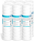 Membrane Solutions 50 Micron 10"x2.5" String Wound Whole House Water Filter by MembraneSolutions