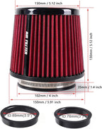 4-Inch Cold Air Intake Filter - Image 5