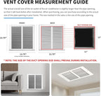 12x12 Return Air Grille, Air Return Vent Cover, Flat Vent Cover, Rejillas De - Image 4