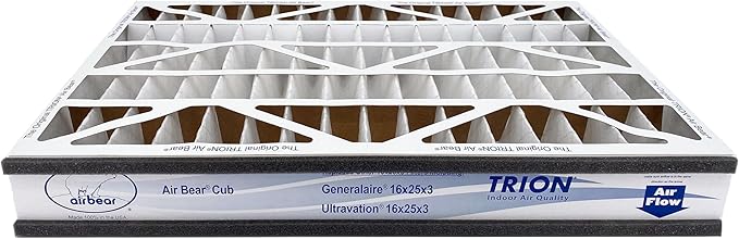 16x25x3 Air Filter MERV 11 TRION Air Bear Pleated HVAC Air Filter Replacement - Image 4