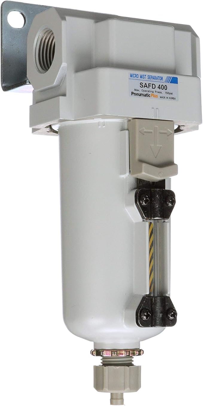 PneumaticPlus SAFD400-N04B-MEP Compressed Air Coalescing Filter, 0.01 Micron by PneumaticPlus