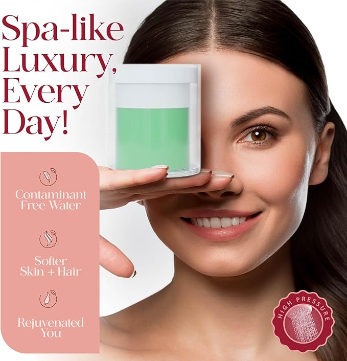 Vitamin C Shower Filter Replacement Cartridge + Shower Steamers Aromatherapy - Image 3