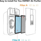 3 Packs HSP001 Filter Replacement Compatible - Image 2