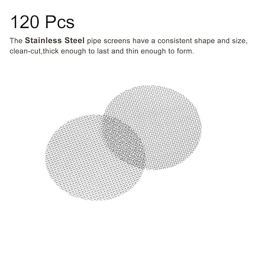 MECCANIXITY Pipe Screen Stainless Steel Screens, 13/16 Inch Diameter - Image 3