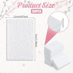 50 Pack Unscented Aroma Pads, 1.2x0.9" White Aroma Oil Refill Pads Aromatherapy - Image 2