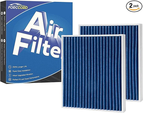 2-Pack HEPA Cabin Air Filter Fits by Forccord