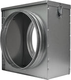 Repa Market 10" Duct Air Filter Box – Galvanized Steel Inline Dryer Filter by RepaMarket