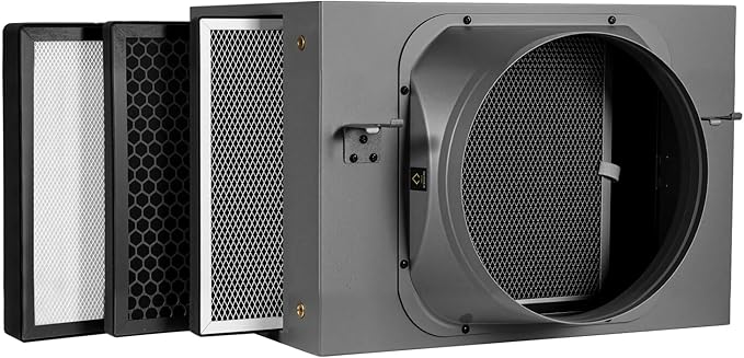 Inline Filter Box 10 ", 3-Layer Air Filtration Box by weiworld