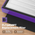 4 Pack FLT4850PT True HEPA Replacement Filter B, - Image 4