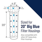 Pentair Pentek BBFS-222 Big Blue Three-Housing Filtration System, Holds 20" x - Image 5