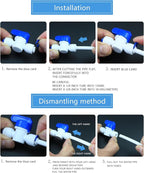 Water purifier globe valve, straight through 1/4 "FPT pipe quick collection - Image 9