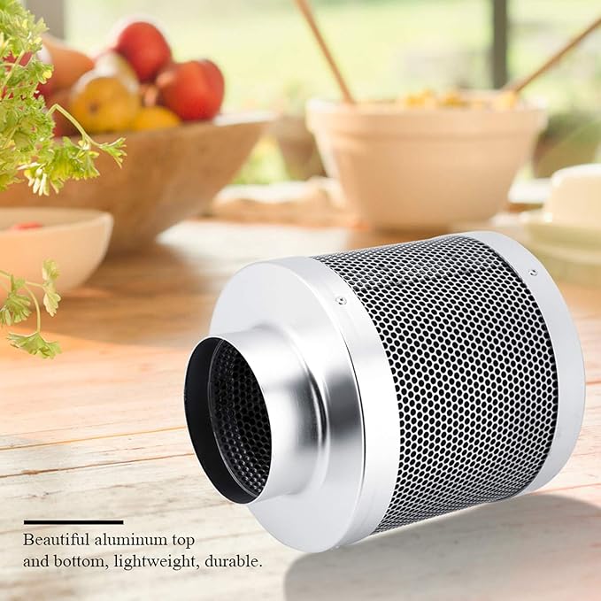 Stainless Steel Carbon Filter, 4 Inch Smelliness Control Scrubber, Odor Scrubber - Image 3