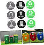 9pcs Garbage Classification Stickers - Image 5