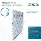 20x20x1 Air Filters | AirPurete AP-3M20201 HVAC AC Furnace Air Filters | Actual - Image 2