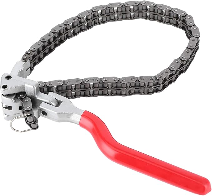 Chain Type Oil Filter Wrench Spanner 13.8in Chain Wrench Oil Filter Removal Tool - Image 4