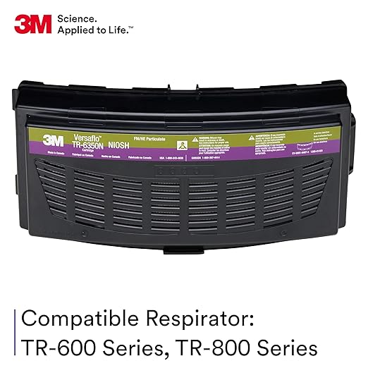 3M Versaflo Formaldehyde/HEPA Cartridge TR-6350N, NIOSH Approved, - Image 4