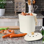 Vipush Bamboo Fiber Compost Bin - Image 7