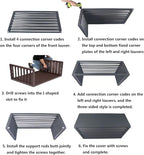 Aluminum Outdoor Condenser Protective Cover, freestanding Enclosure to Cover - Image 5