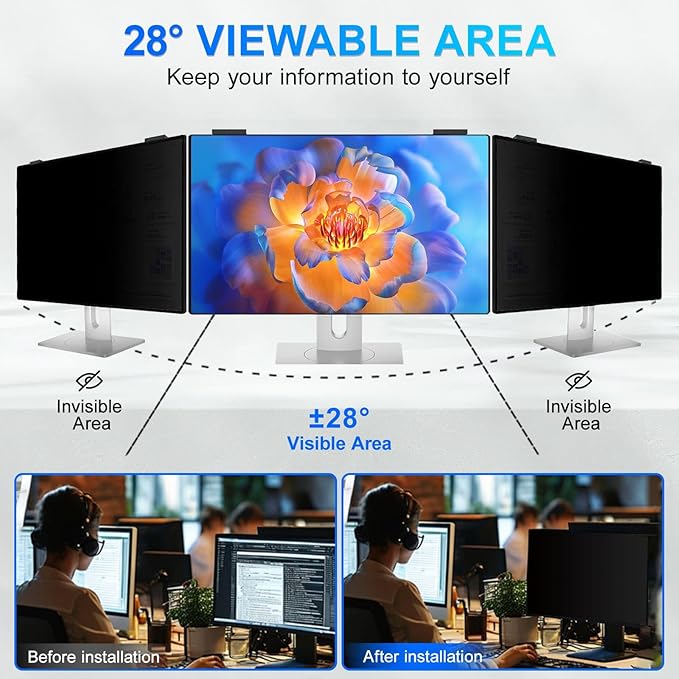 Magnetic 23.6 Inch Privacy Screen - Image 3