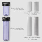 Airthereal Whole House Water Filter Housing, Sediment Filter - Image 8