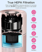 2 Pack Air Purifier for Home Bedroom - Image 5