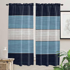 Vintage Country Woodcuts Window Valance Curtains, 2 Panel - Image 7