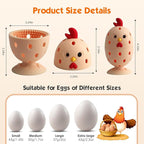 Egg Brush Cleaner, Egg Cleaner for Fresh Eggs, Cute Chick Shaped Egg Wash and - Image 2