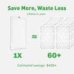 Reair 24x30x1 Extra Replacement Filter without Frame, Washable and Reusable Air - Image 2