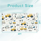 6 Pcs Fluorescent Light Covers for Ceiling Lights Colorful Construction Vehicle - Image 2