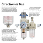 Air Pressure Regulator with Pressure Gauge, Water Separator - Image 5