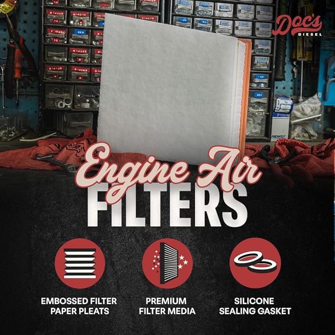 Doc's Diesel Engine Air Filter DPA10660 | Compatible - Image 2