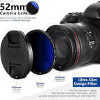 NEEWER 52mm Variable ND Filter ND2-ND400, Neutral Density Filter, Water and - Image 9